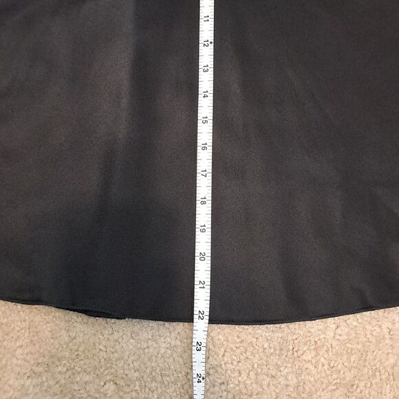 Bebe Women’s Y2K Top/Skirt Small Black Satin Flared Side Zipper Vintage USA - Picture 12 of 12